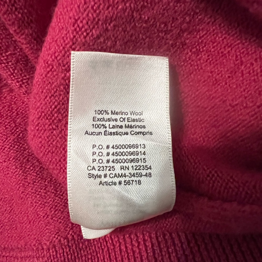 Wilfred Cyprie Sweater in Hot Pink (Barbie Pink) - size small - Picture 4 of 4